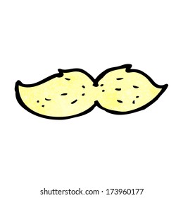 bigote de dibujos animados