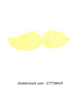 bigote de dibujos animados