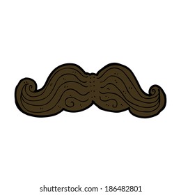 cartoon mustache
