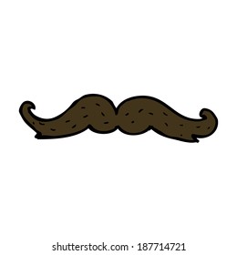 cartoon mustache