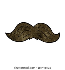 bigote de dibujos animados