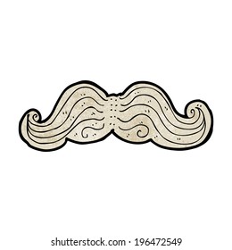 cartoon mustache