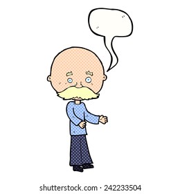 hombre bigote de dibujos animados