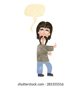 hombre bigote de dibujos animados