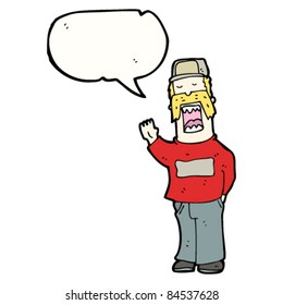 Cartoon-Schnurrbart