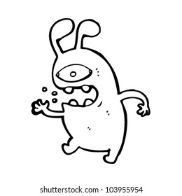 cartoon mutant bunny rabbit