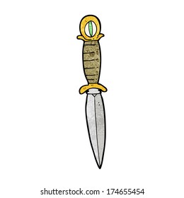 cartoon mystic dagger