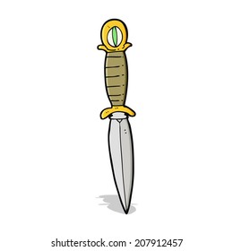 cartoon mystic dagger