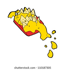 cartoon nacho cheese