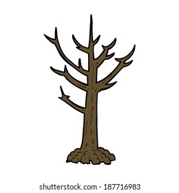 Cartoon Naked Tree Stock Illustration 211370191