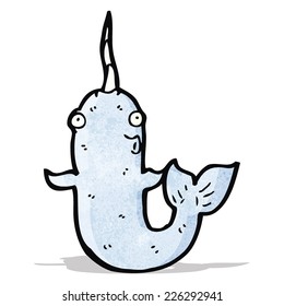 cartoon narwhal
