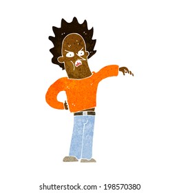 cartoon nasty boy