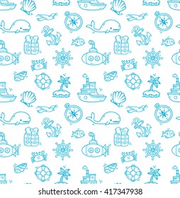 cartoon nautical background