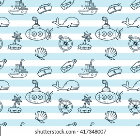 cartoon nautical background