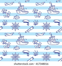 cartoon nautical background