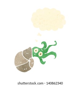 cartoon nautilus squid