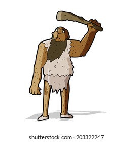 cartoon neanderthal