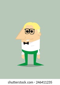 Cartoon Nerd