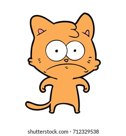 gato nervioso