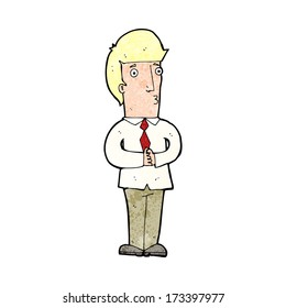 Cartoon-Nervenmann