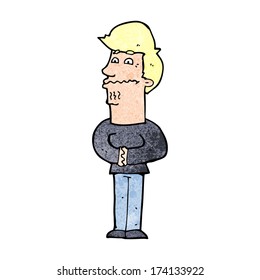 Cartoon-Nervenmann