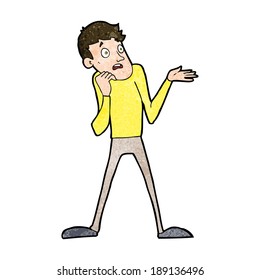 Cartoon-Nervenmann