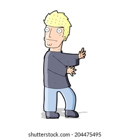 Cartoon-Nervenmann
