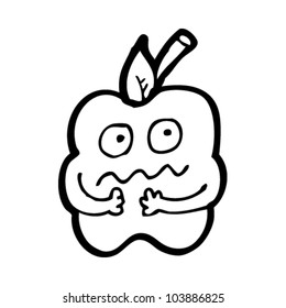 cartoon nervous pepper character