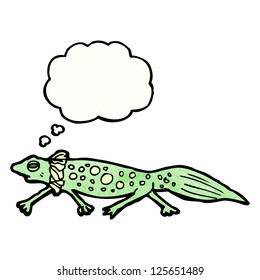 cartoon newt