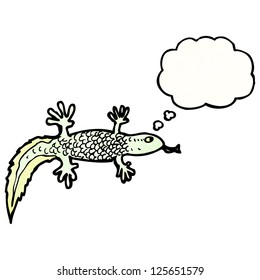 cartoon newt