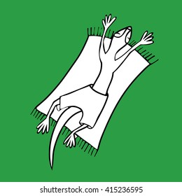 cartoon newt
