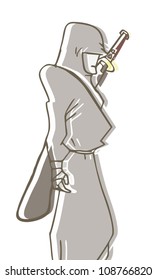 Cartoon ninja