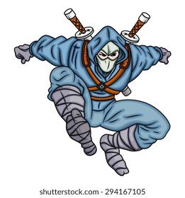 Cartoon Ninja Character
