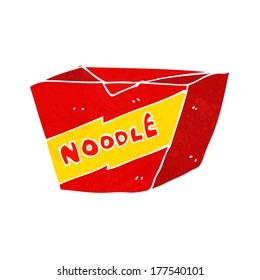 cartoon noodle box