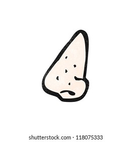 nariz de dibujos animados