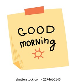 Cartoon notes.  Colorful note papers on isolated background