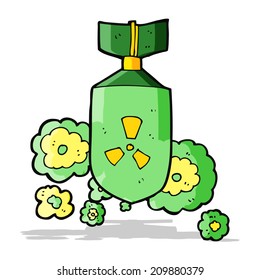 cartoon nuclear bomb