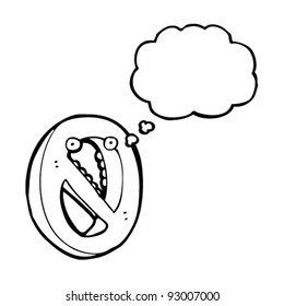 cartoon number zero