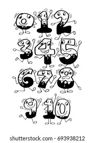 Cartoon numbers