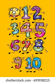 Cartoon numbers