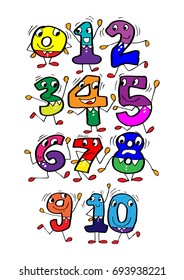 Cartoon numbers