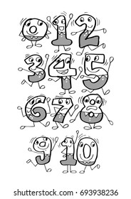 Cartoon numbers