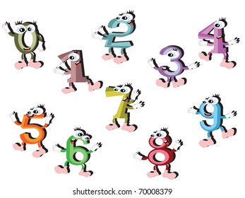 Cartoon numbers