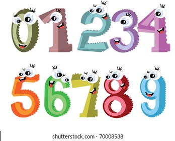 Cartoon numbers