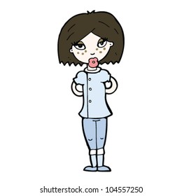 enfermera de dibujos animados