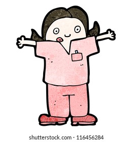enfermera de dibujos animados