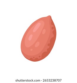 Design de porca de desenho animado. Moldura de snacks de nozes, avelã, noz, amêndoa e pistache moldura de polígono forma vetor plano ilustração. Quadro de borda Nuts