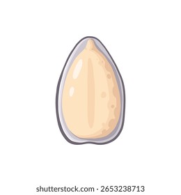 Design de porca de desenho animado. Moldura de snacks de nozes, avelã, noz, amêndoa e pistache moldura de polígono forma vetor plano ilustração. Quadro de borda Nuts