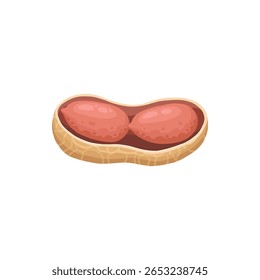 Design de porca de desenho animado. Moldura de snacks de nozes, avelã, noz, amêndoa e pistache moldura de polígono forma vetor plano ilustração. Quadro de borda Nuts