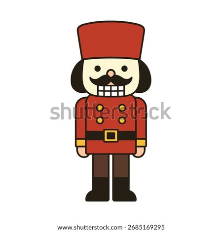 Cartoon Nutcracker Soldier Toy Character christmas